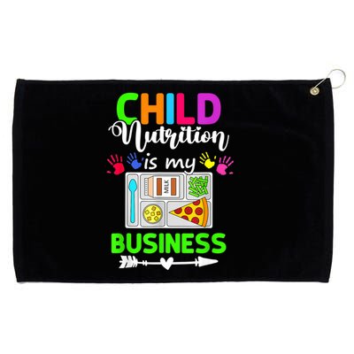 Child Nutrition Is My Business Cafeteria Worker Lunch Lady Grommeted Golf Towel