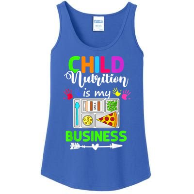 Child Nutrition Is My Business Cafeteria Worker Lunch Lady Ladies Essential Tank