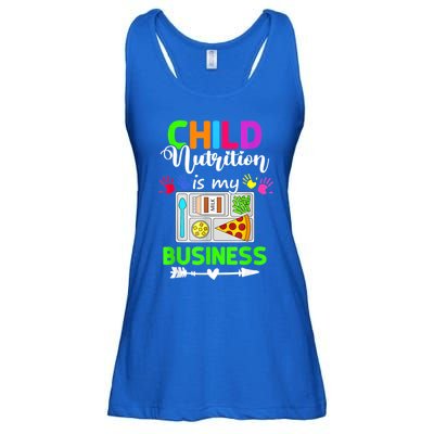 Child Nutrition Is My Business Cafeteria Worker Lunch Lady Ladies Essential Flowy Tank