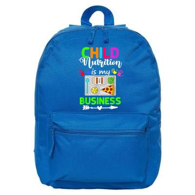 Child Nutrition Is My Business Cafeteria Worker Lunch Lady 16 in Basic Backpack