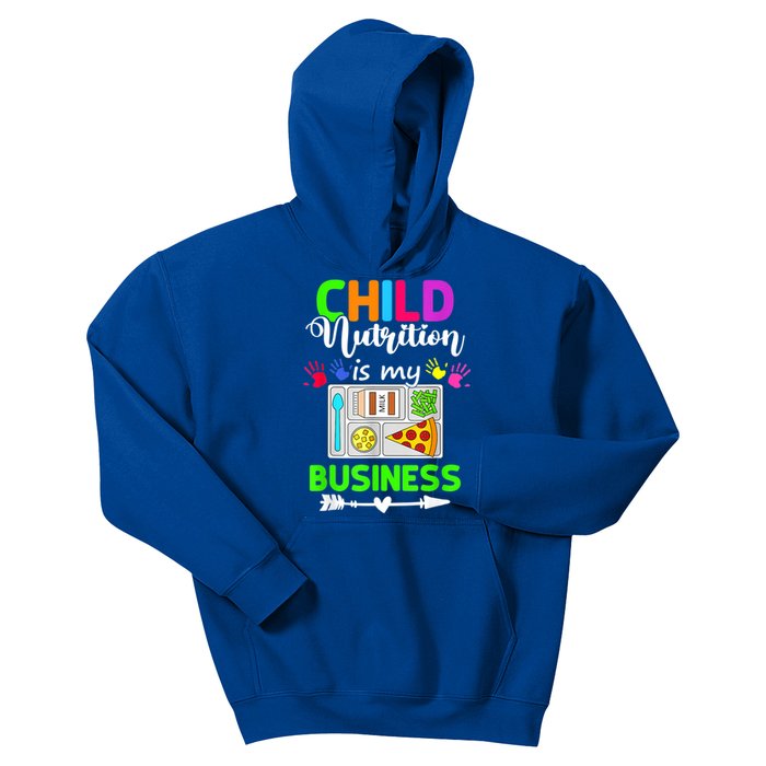 Child Nutrition Is My Business Cafeteria Worker Lunch Lady Kids Hoodie