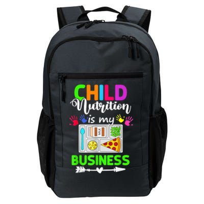 Child Nutrition Is My Business Cafeteria Worker Lunch Lady Daily Commute Backpack