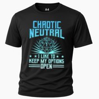 Chaotic Neutral I Like To Keep My Options Open D20 Tabletop Performance Shirt