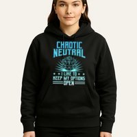 Chaotic Neutral I Like To Keep My Options Open D20 Tabletop Hoodie