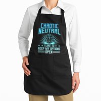 Chaotic Neutral I Like To Keep My Options Open D20 Tabletop Apron