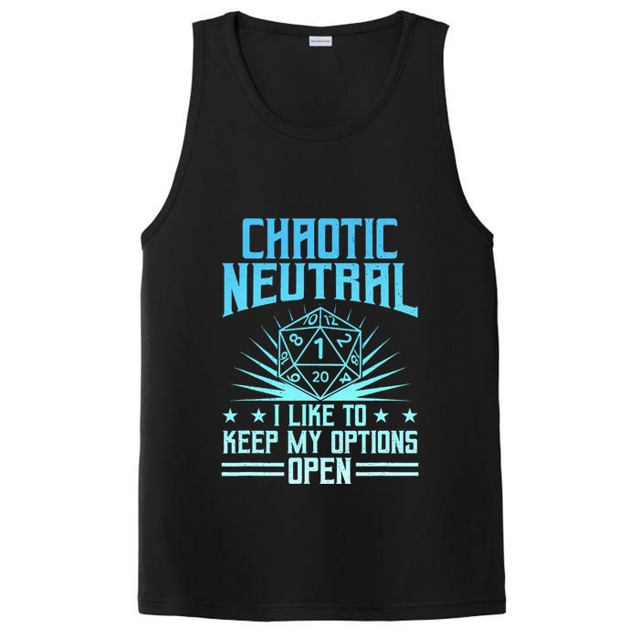 Chaotic Neutral I Like To Keep My Options Open D20 Tabletop PosiCharge Competitor Tank