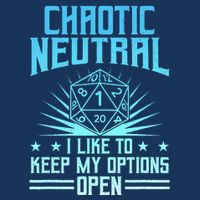 Chaotic Neutral I Like To Keep My Options Open D20 Tabletop Infant Baby Jersey Bodysuit