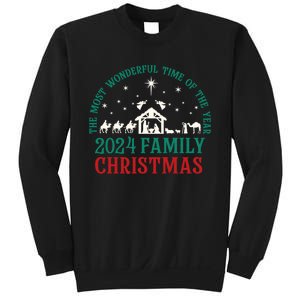 Christmas Nativity It’S The Most Wonderful Time 2024 Family Sweatshirt