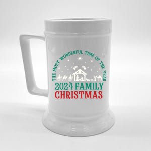 Christmas Nativity It’S The Most Wonderful Time 2024 Family Beer Stein