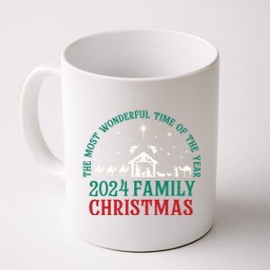 Christmas Nativity It’S The Most Wonderful Time 2024 Family Coffee Mug