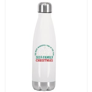 Christmas Nativity It’S The Most Wonderful Time 2024 Family Stainless Steel Insulated Water Bottle