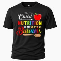 Child Nutrition Is My Business Cute Apple Cooling Performance Crew T-Shirt