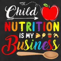 Child Nutrition Is My Business Cute Apple Adult Drive Performance Visor