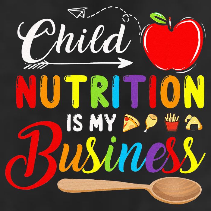 Child Nutrition Is My Business Cute Apple Adult Drive Performance Visor