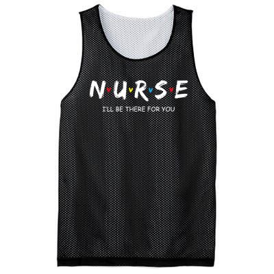 Cute Nurse I Will Be There For You Gift For Rn & Lpn Mesh Reversible Basketball Jersey Tank