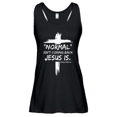 Christian Normal IsnT Coming Back Jesus Is Ladies Essential Flowy Tank