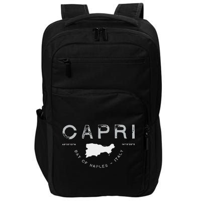 Capri Naples Italy Graphic Impact Tech Backpack