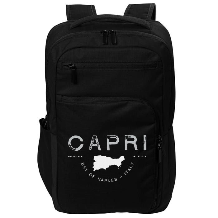 Capri Naples Italy Graphic Impact Tech Backpack
