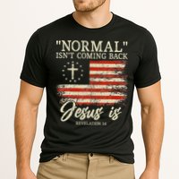 Christian Normal Isnt Coming Back Jesus Is Gift Cooling Performance Crew T-Shirt