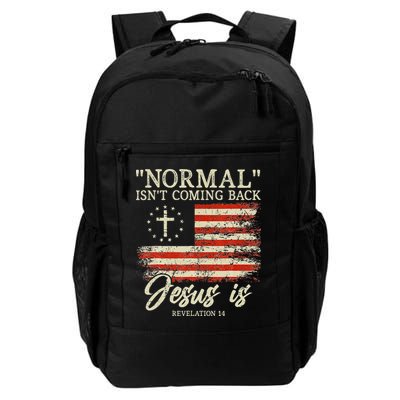 Christian Normal Isnt Coming Back Jesus Is Gift Backpack