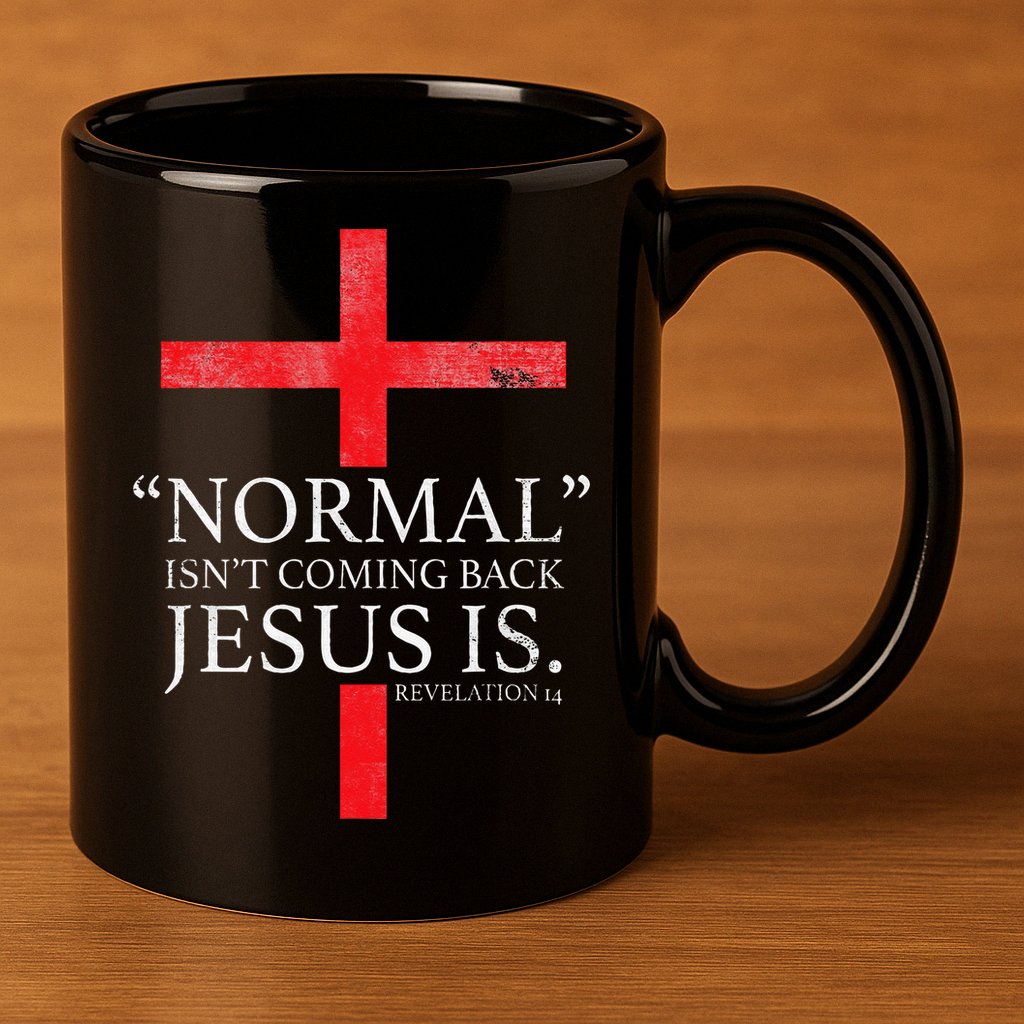 Christian Normal Isnt Coming Back Jesus Is Gift 11oz C Handle Ceramic Mug