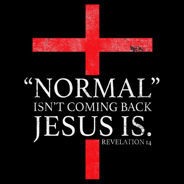 Christian Normal Isnt Coming Back Jesus Is Gift Drawstring Bag