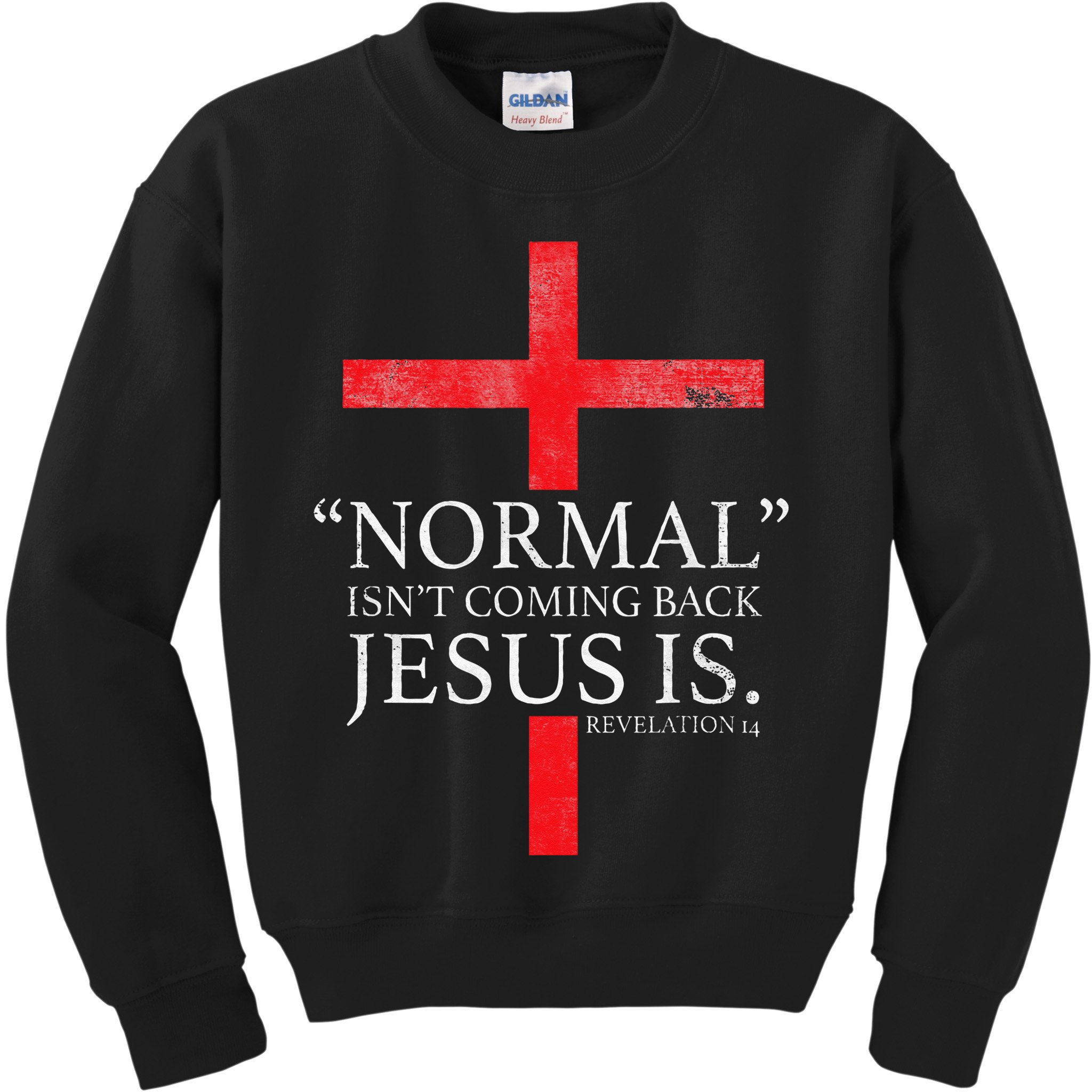 Christian Normal Isnt Coming Back Jesus Is Gift Kids Sweatshirt
