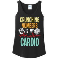 Crunching Numbers Is My Cardio Accountant Auditor Auditing Ladies Essential Tank