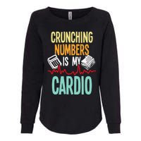 Crunching Numbers Is My Cardio Accountant Auditor Auditing Womens California Wash Sweatshirt