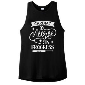 Cardiac Nurse In Progress Cute Gift Cardiology Nursing Student Life Gift Ladies PosiCharge Tri-Blend Wicking Tank