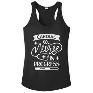 Cardiac Nurse In Progress Cute Gift Cardiology Nursing Student Life Gift Ladies PosiCharge Competitor Racerback Tank