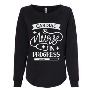 Cardiac Nurse In Progress Cute Gift Cardiology Nursing Student Life Gift Womens California Wash Sweatshirt