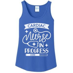 Cardiac Nurse In Progress Cute Gift Cardiology Nursing Student Life Gift Ladies Essential Tank