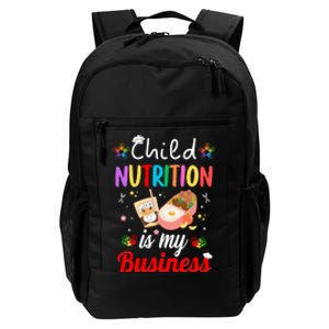 Child Nutrition Is My Business School Cafeteria Lunch Lady Daily Commute Backpack