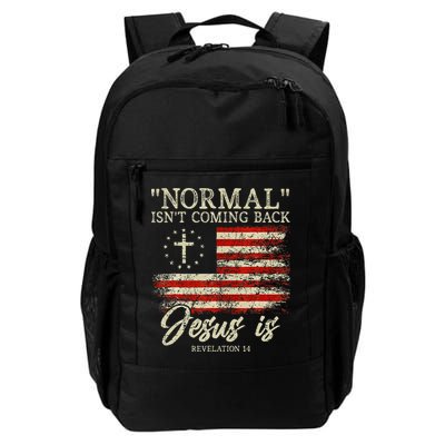 Christian Normal IsnT Coming Back Jesus Is Gift Backpack