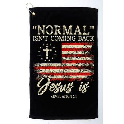 Christian Normal IsnT Coming Back Jesus Is Gift Golf Towel