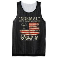 Christian Normal IsnT Coming Back Jesus Is Mesh Reversible Basketball Jersey Tank