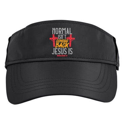 Christian Normal Isn't Coming Back Jesus Is Revelation Adult Drive Performance Visor