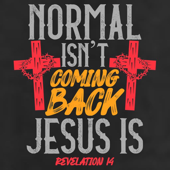 Christian Normal Isn't Coming Back Jesus Is Revelation Adult Drive Performance Visor