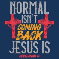Christian Normal Isn't Coming Back Jesus Is Revelation Drawstring Bag
