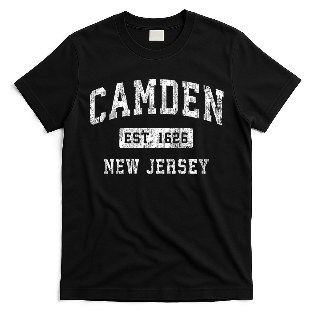 Camden New Jersey Nj Vintage Established Sports T-Shirt