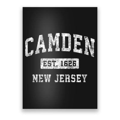 Camden New Jersey Nj Vintage Established Sports Poster