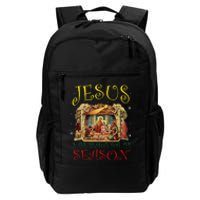 Christmas Nativity Jesus Is The Reason For The Season Manger Daily Commute Backpack