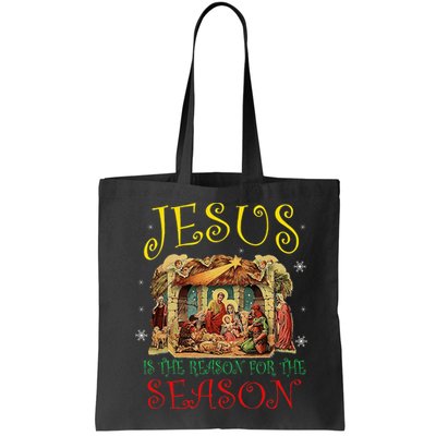 Christmas Nativity Jesus Is The Reason For The Season Manger Bag