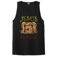 Christmas Nativity Jesus Is The Reason For The Season Manger PosiCharge Competitor Tank