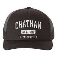 Chatham New Jersey Nj Vintage Sports Established Yupoong Adult 5-Panel Trucker Hat