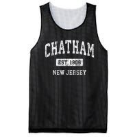 Chatham New Jersey Nj Vintage Sports Established Mesh Reversible Basketball Jersey Tank