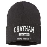 Chatham New Jersey Nj Vintage Sports Established Sustainable Knit Beanie