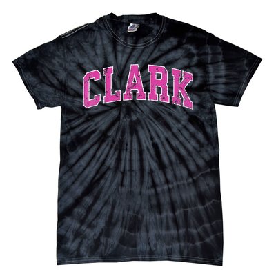 Clark New Jersey Nj Vintage Sports Tie-Dye T-Shirt