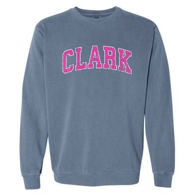 Clark New Jersey Nj Vintage Sports Garment-Dyed Sweatshirt